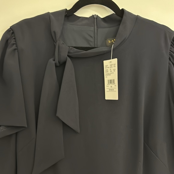 Women’s navy midi dress - Picture 2 of 3